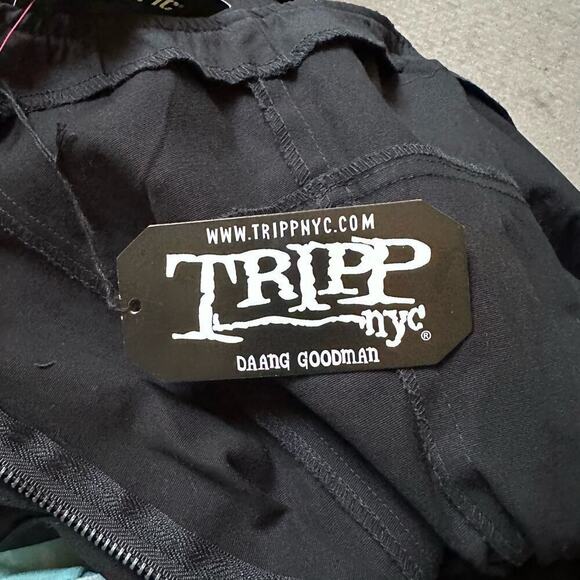 NWT Tripp NYC Black Straps Bondage Dress Medium - Picture 11 of 13